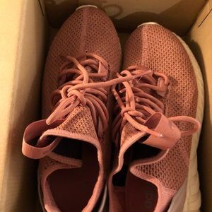 Pink adidas sneakers